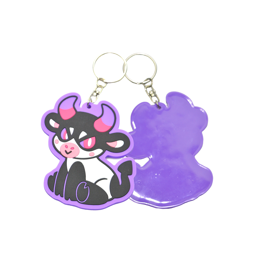 High Quality Custom 3D Rubber Keychain PVC Keyrings Anime Promotional Key Chain