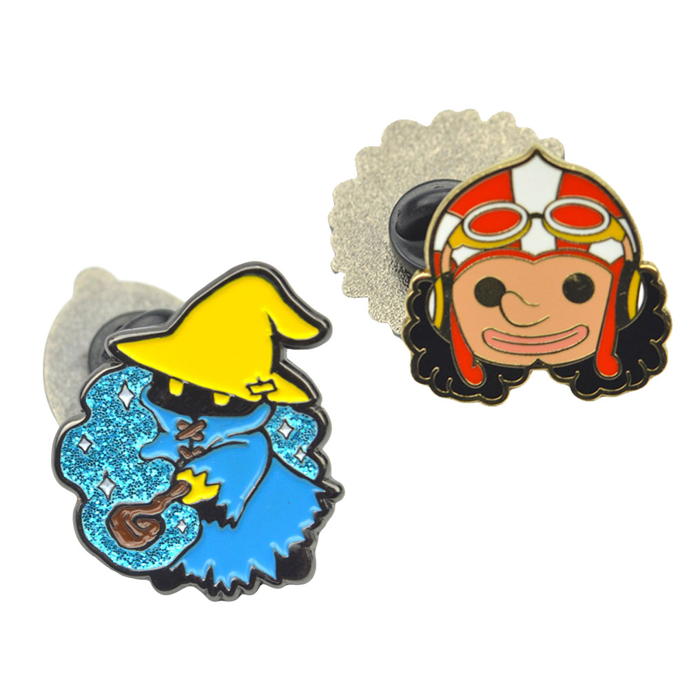Manufacturer Wholesale Metal Badges Funny Anime Pins High Quality Cartoon Theme Printed Design Customized Logo