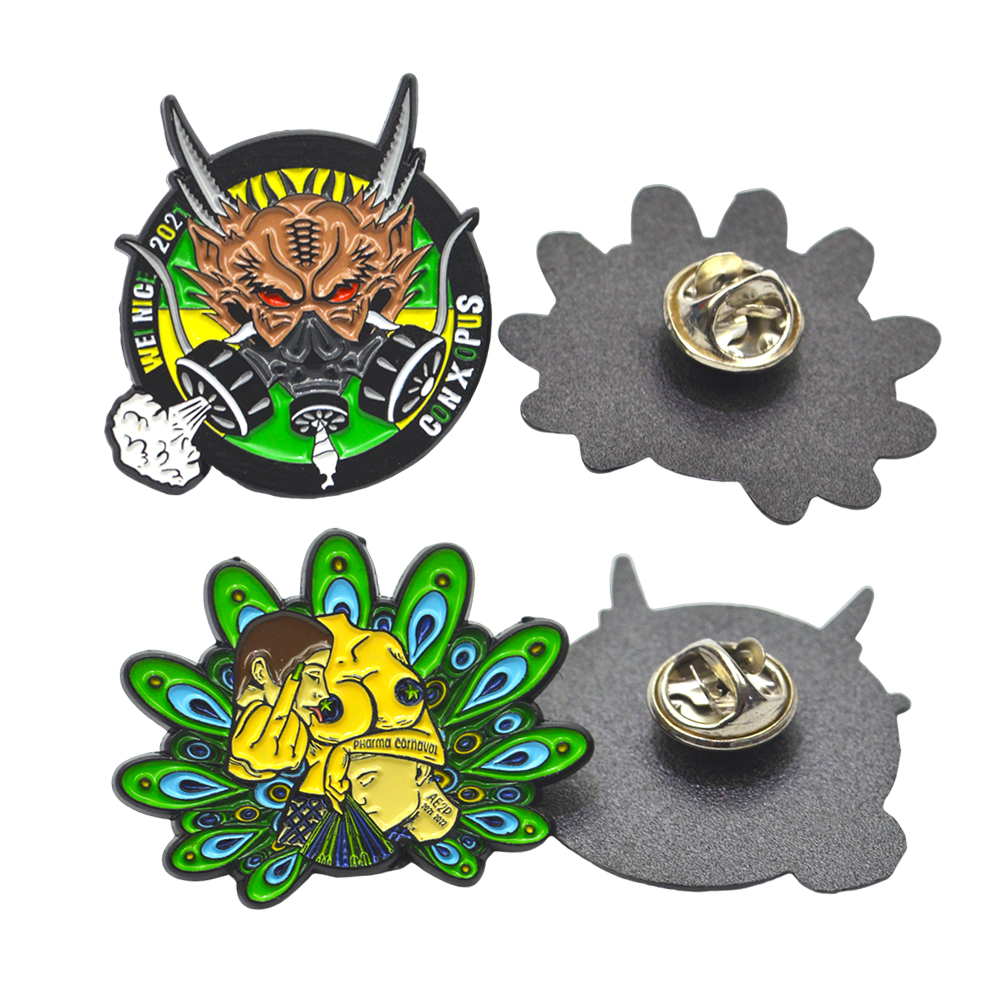 Manufacturer Logo Metal Enamel Animal Lapel Pin With Your Own Design