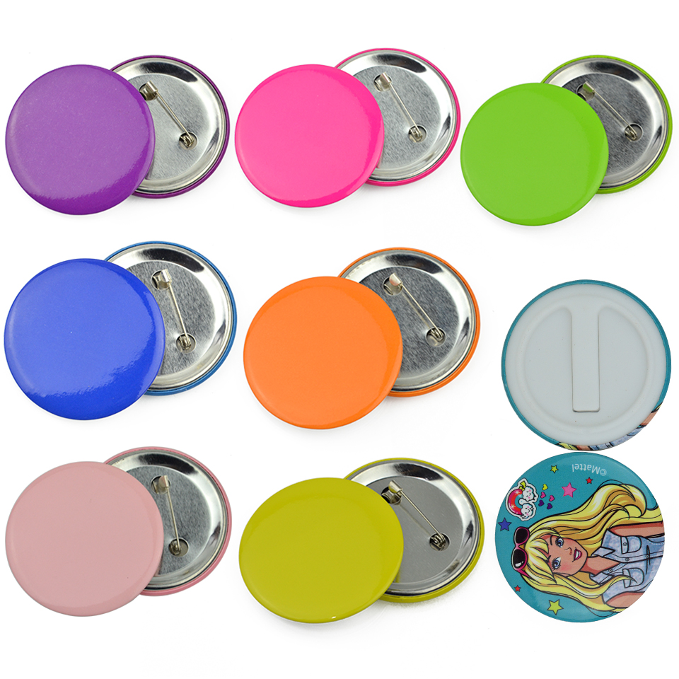 Wholesale Custom Button Badge Heart Star Shape Safety Pins Customizable Wholesale Safety Pins with Cartoon Design