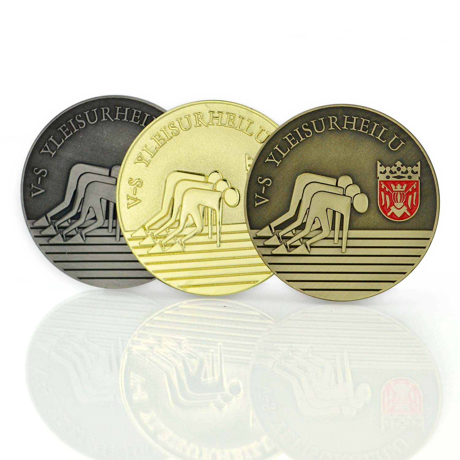 Promotion Metal Antique Gold Brass Coin Black Custom Logo Old Metal Challenge Souvenir Commemorative Coins