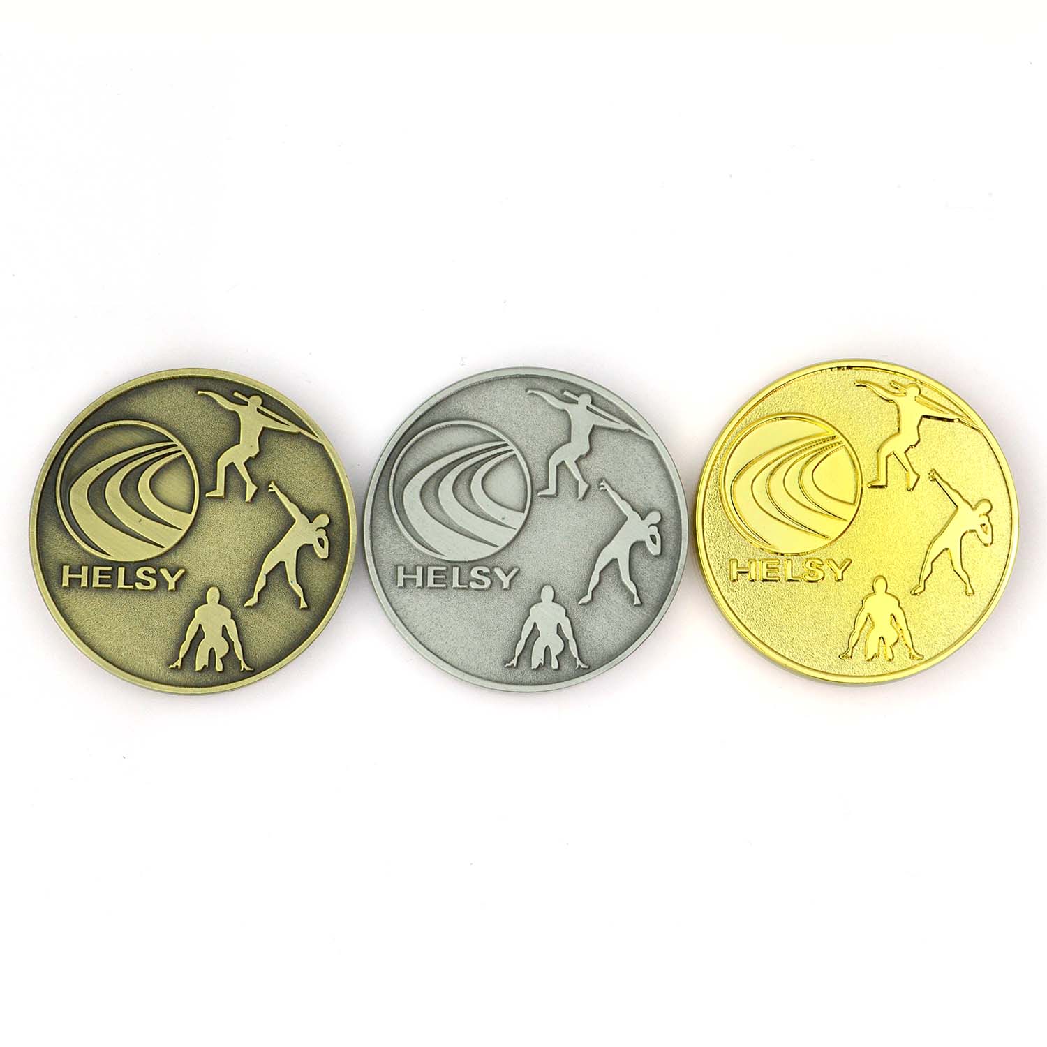 Promotion Metal Antique Gold Brass Coin Black Custom Logo Old Metal Challenge Souvenir Commemorative Coins