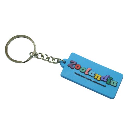 Factory Price Custom Logo Rubber Keychain Plastic 3D Soft Cartoon PVC Keychain