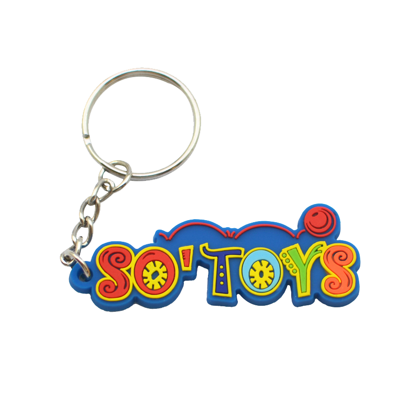 Custom 2d Soft Pvc Keychain Key Chain logo Soft Rubber Keychains Silicone Keyring Rubber Personalized 3d Customized KEY CHAIN