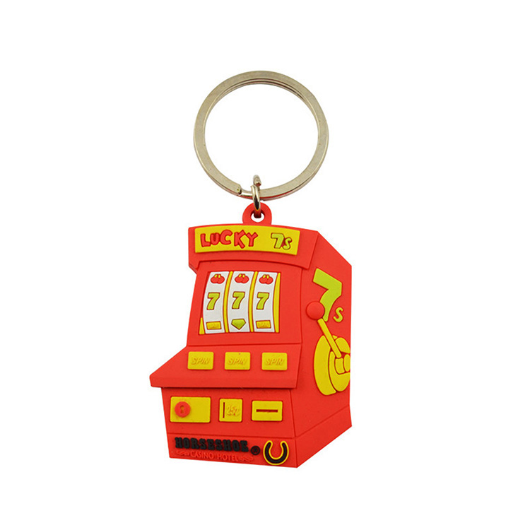 High Quality Custom Logo Designed 2D 3D Silicone Keychain Soft PVC Keyring for Souvenir Gifts Promotional