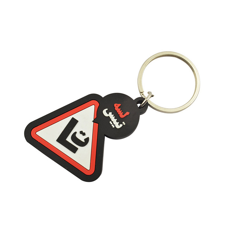 High Quality Custom Logo Designed 2D 3D Silicone Keychain Soft PVC Keyring for Souvenir Gifts Promotional