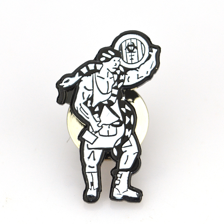 Wholesale Customized Cartoon Anime Shape Plated Enamel Lapel Pins with Logo Promotional Souvenir