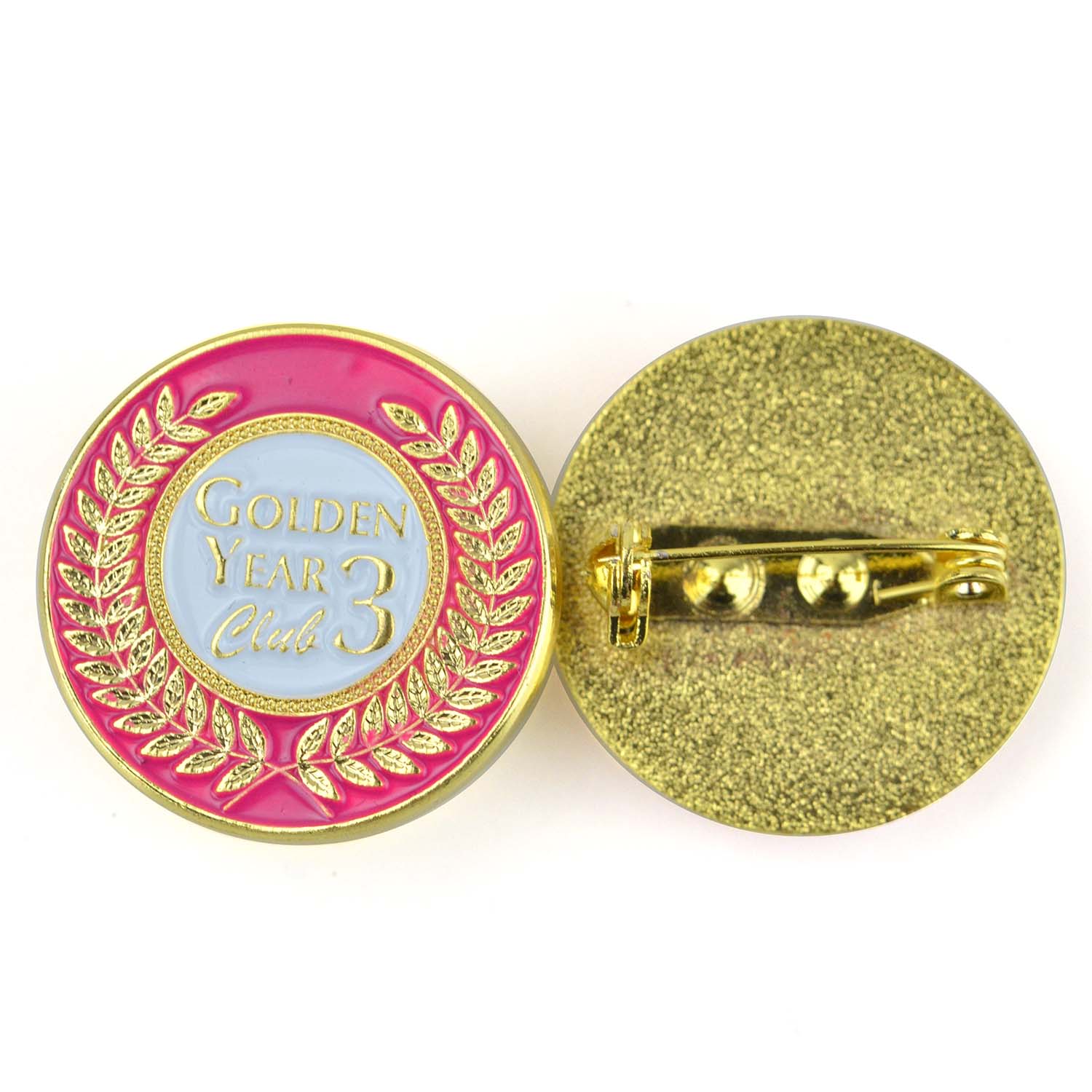 Manufacturer High Quality Custom Logo Metal Enamel Pins Cartoon Anime Round Shaped Pin Badge