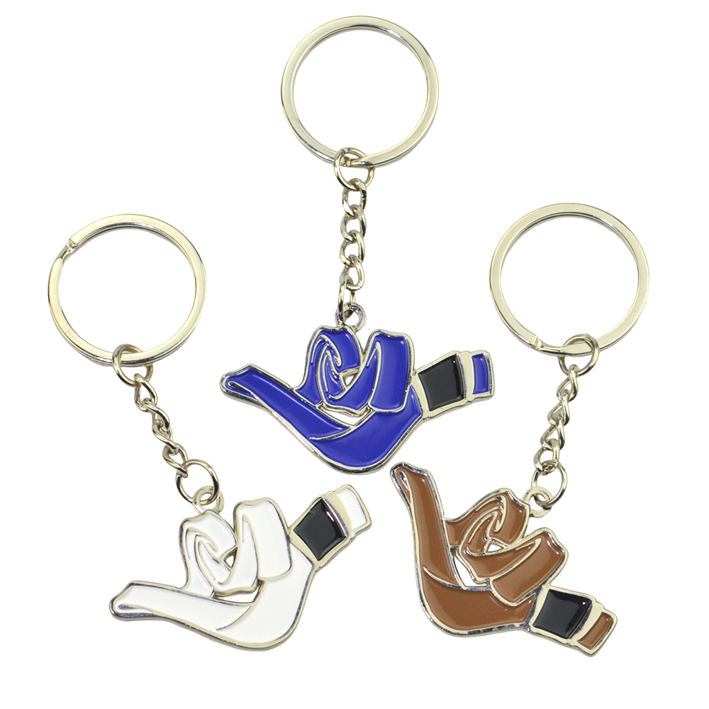 Wholesale Womens Keyrings 2D3D Keychains Bulk Custom Metal Enamel Keychain