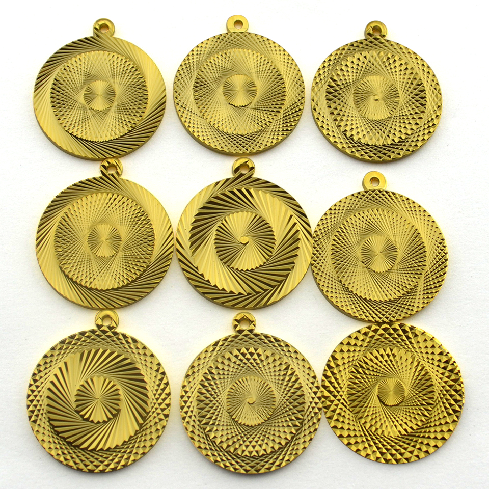 Modern Commemorative Coins Badges Collection Gold-Plated Metal Souvenir Engraving Die Cutting Casting Prayer Crafts