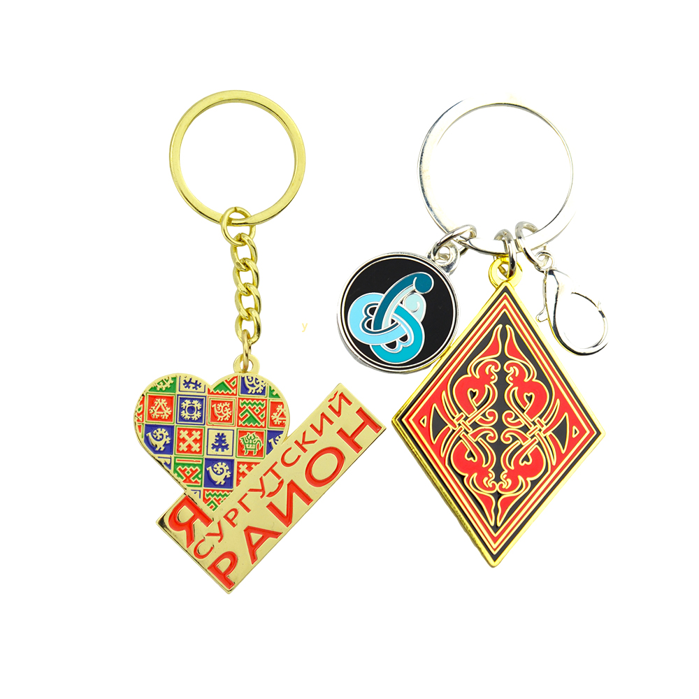 Manufactured High Quality Modern Simple Zinc Alloy Carabiner Keychain Custom Shaped Fashion Gratitude Gift