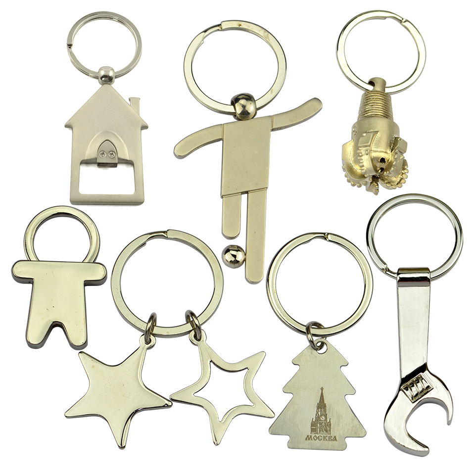 Custom Logo Key Chain Business Promotional Metal Enamel Keychains Bulk Animal Sports Creativity Design Keychain