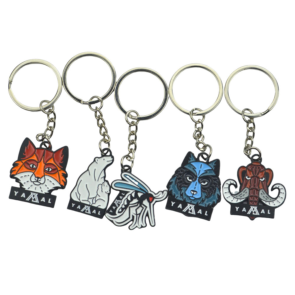 Manufacturing New Products Promotional Keyrings Alphabet Business Keychains Custom Metal Keychain with Your Logo