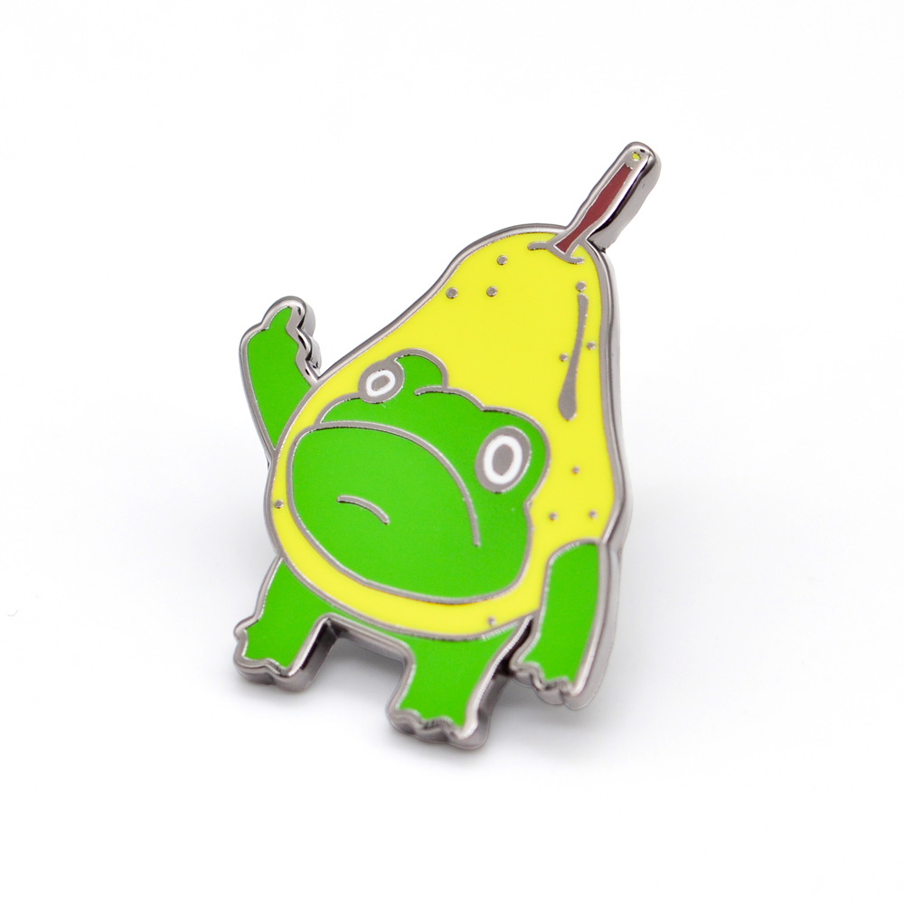 Manufacturing New Products Wholesale Adorable Enamel Pin Animal Badge Metal Crafts Glitter Lapel Pins