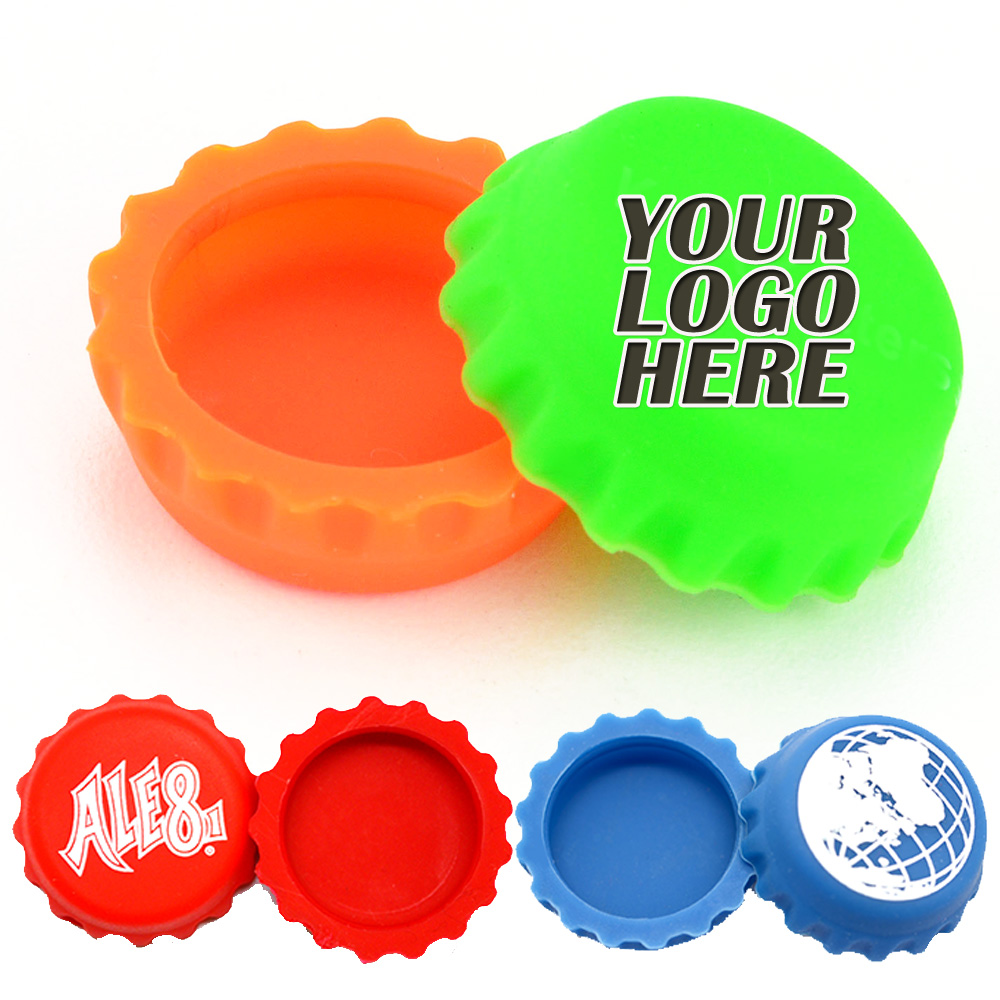 Custom Printing Logo Colorful Silicone Rubber Water Bottle Cap Promotion Beer Bottle Caps Water Bottle Crown Wine Cap