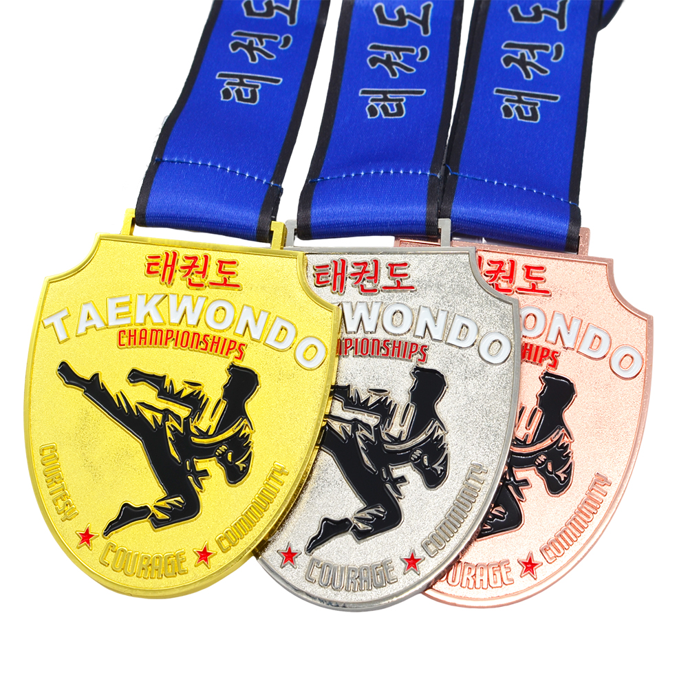 Free Sample Factory Cheap Customized Logo Sports Medals Free Design Metal Medal for Promation Advertising