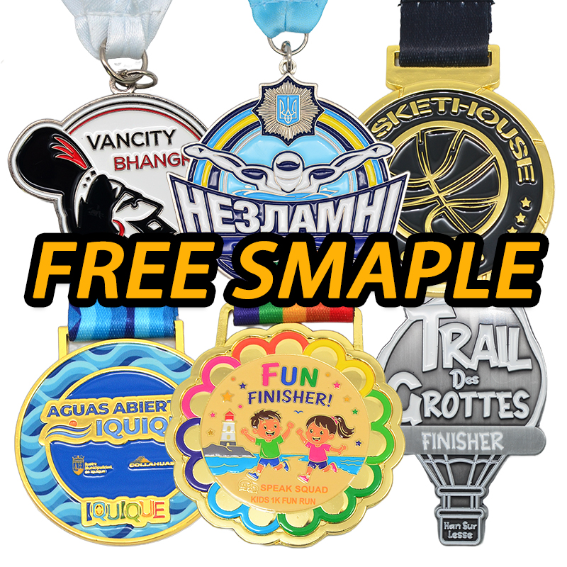 Wholesale Cheap Design Your Own Blank Zinc Alloy 3d Gold Award Marathon Running Custom Metal Sport Medal