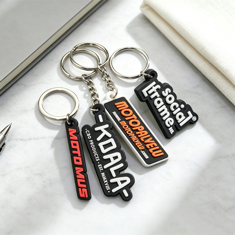 Promotional customizable product gifts for business pvc keychain, customized logo promotional business gift pvc keychain