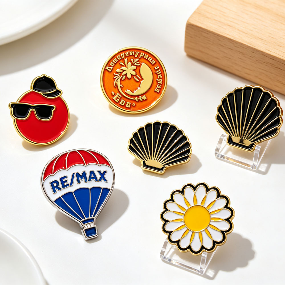 Professional Oem Design Die Cast Type Pin Badge Style Decorative Souvenir Custom Metal Enamel Lapel Pin
