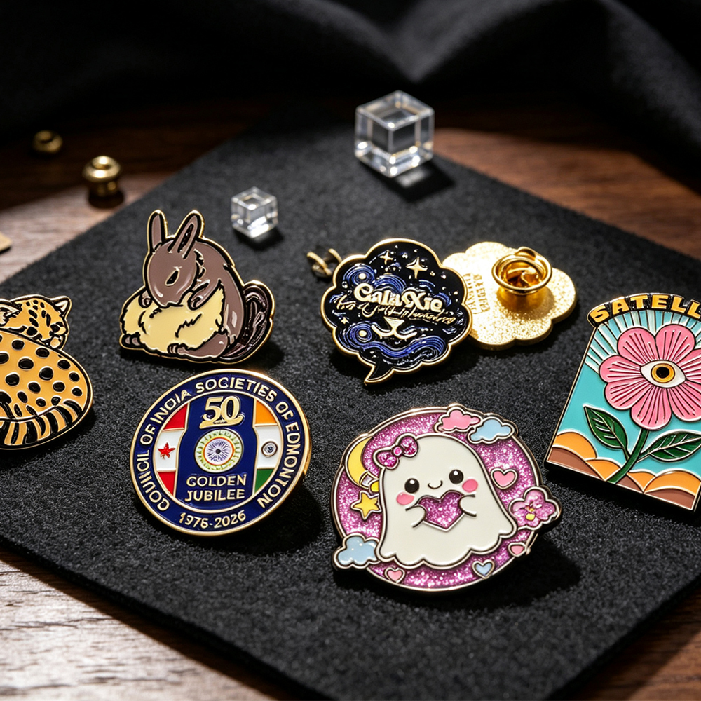 Lapel Pin Manufacturers China Factory Custom logo Metal Fashion Pins and Brooches Collectible Enamel Pins