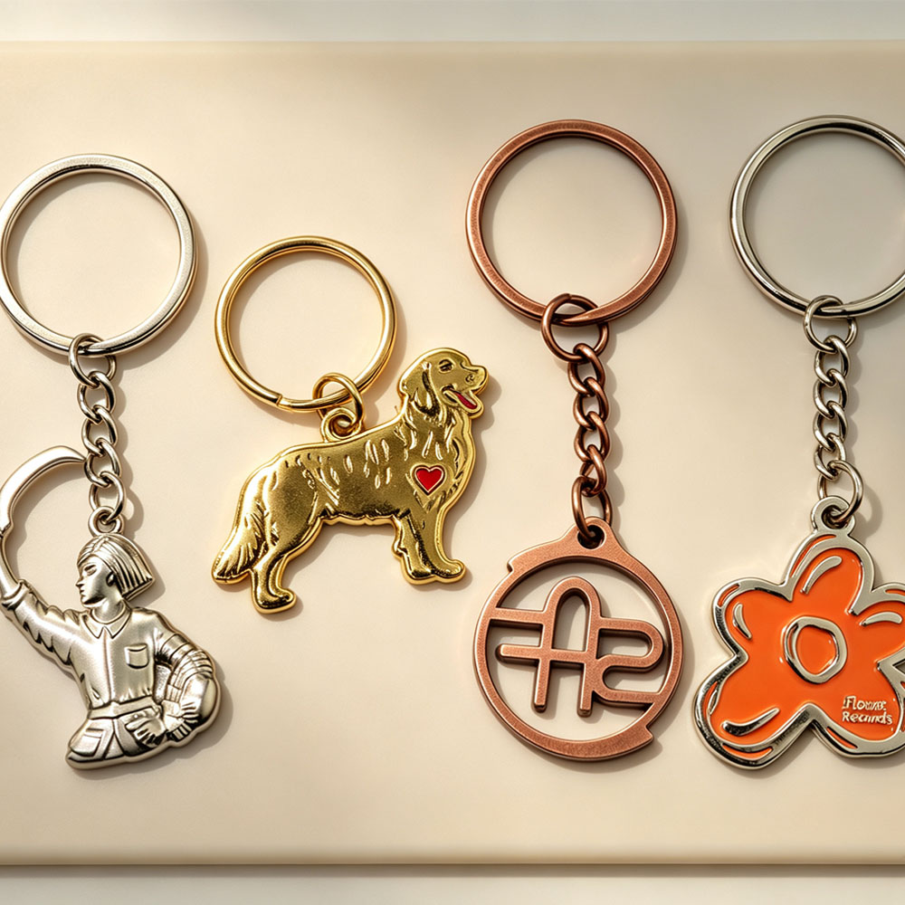 Wholesale Manufacturer Custom logo Metal Souvenir 3d-keychain Stainless Steel Keychain for Engraving