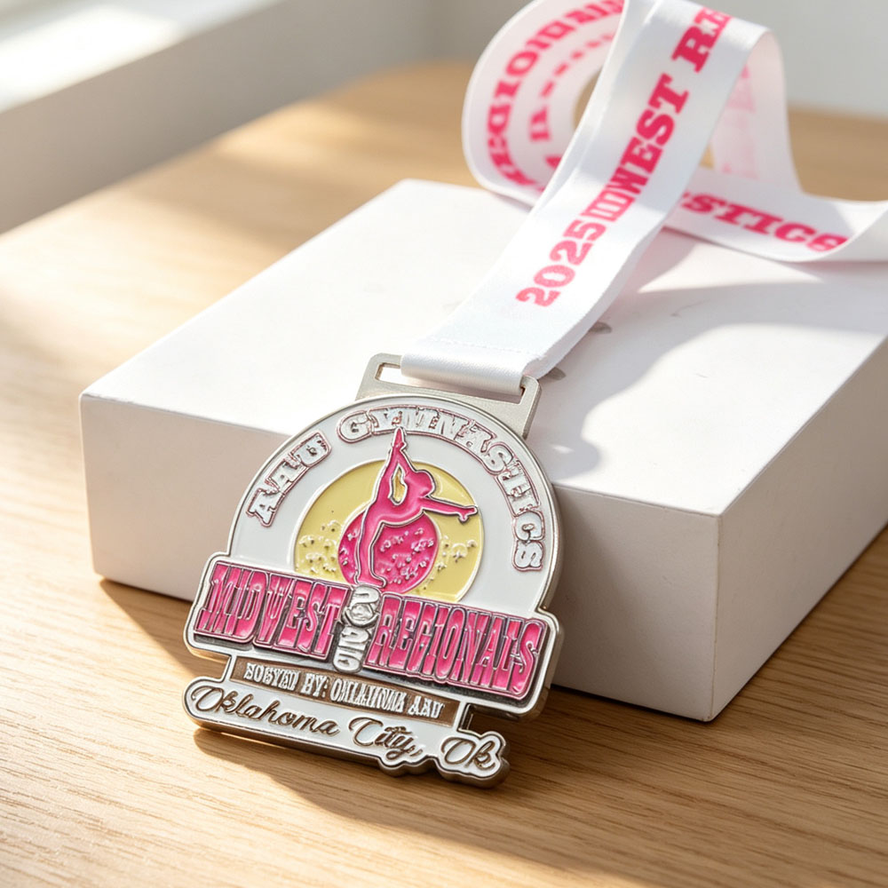 Low Moq Custom Your Own logo Metal Sport Trophies and Medals Dance Custom Dance Medals for Souvenir