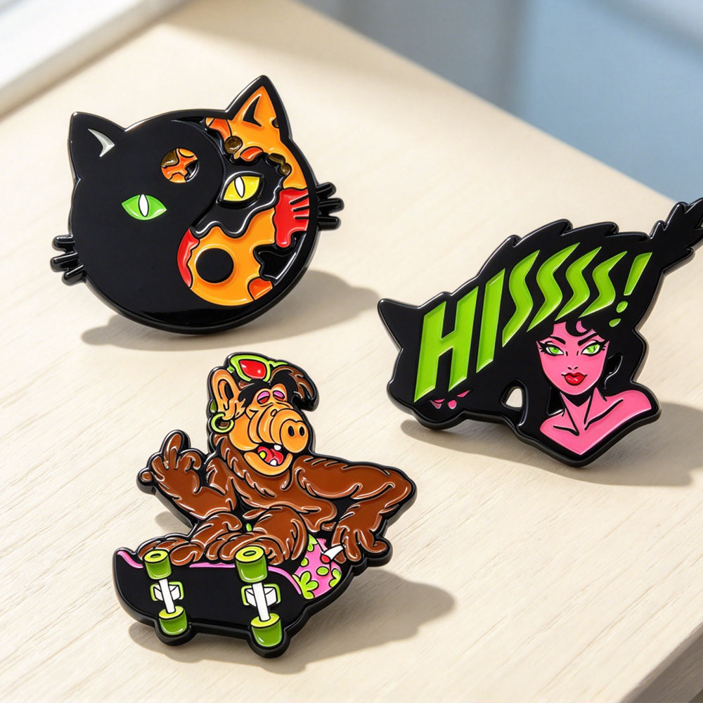 Wholesale Manufacturer Custom logo Metal Hard Soft Lapel Badge Pin Sterling Silver Hat Pins Streetwear Pins