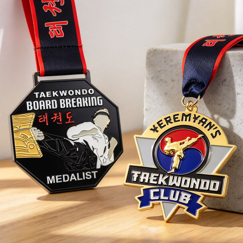 Wholesale Manufacturer Custom logo Metal Sport Medals Trophies, Medals, & Plas Jujitsu Medal