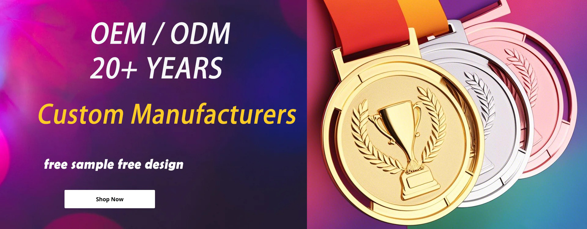 Factory Cheap Medal Custom Metal Sport Medals With Your Logo detail image 3