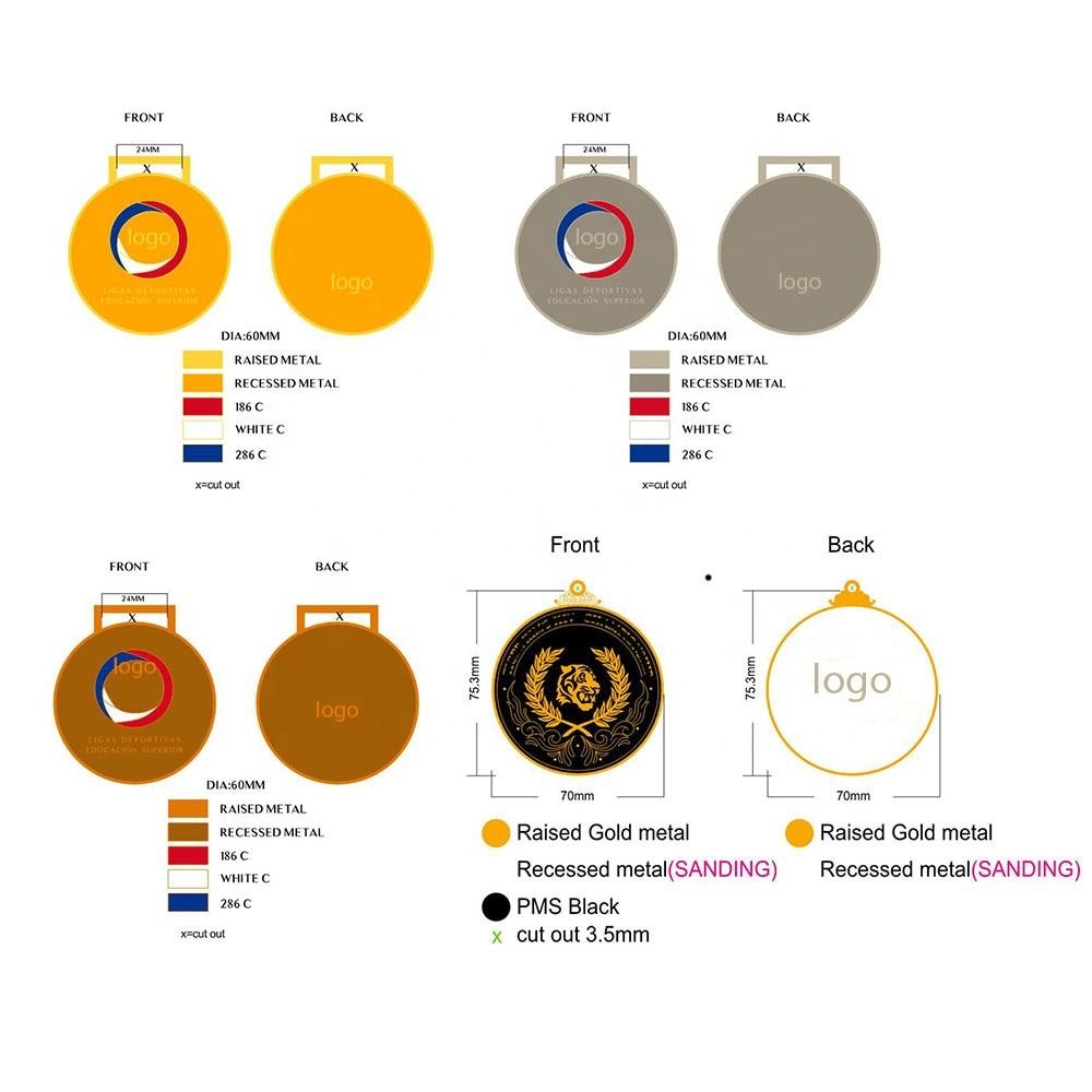 Factory Cheap Medal Custom Metal Sport Medals With Your Logo detail image 12
