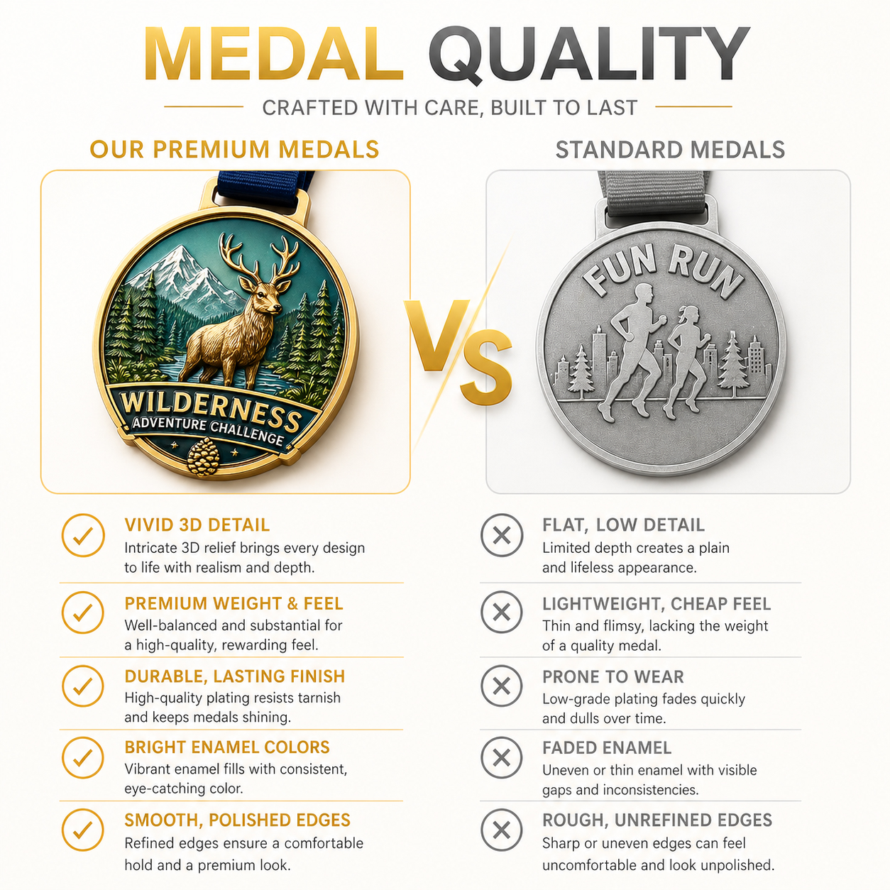 Factory Cheap Medal Custom Metal Sport Medals With Your Logo detail image 15