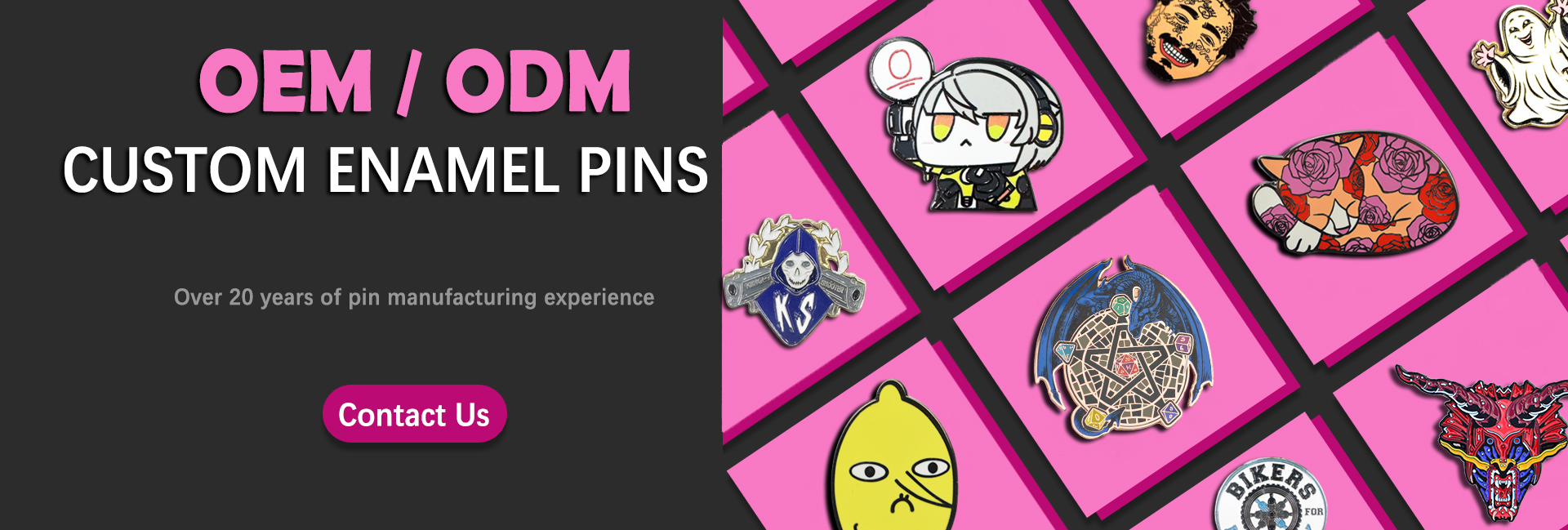 Cute Design Pins Custom Badges Soft Lapel Enamel Pins with Backing detail image 1