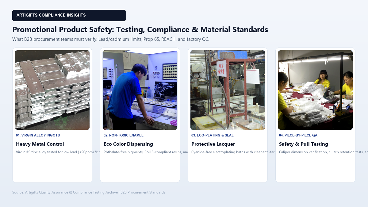 Promotional Product Safety: What Buyers Should Verify Before Sourcing Custom Metal Gifts