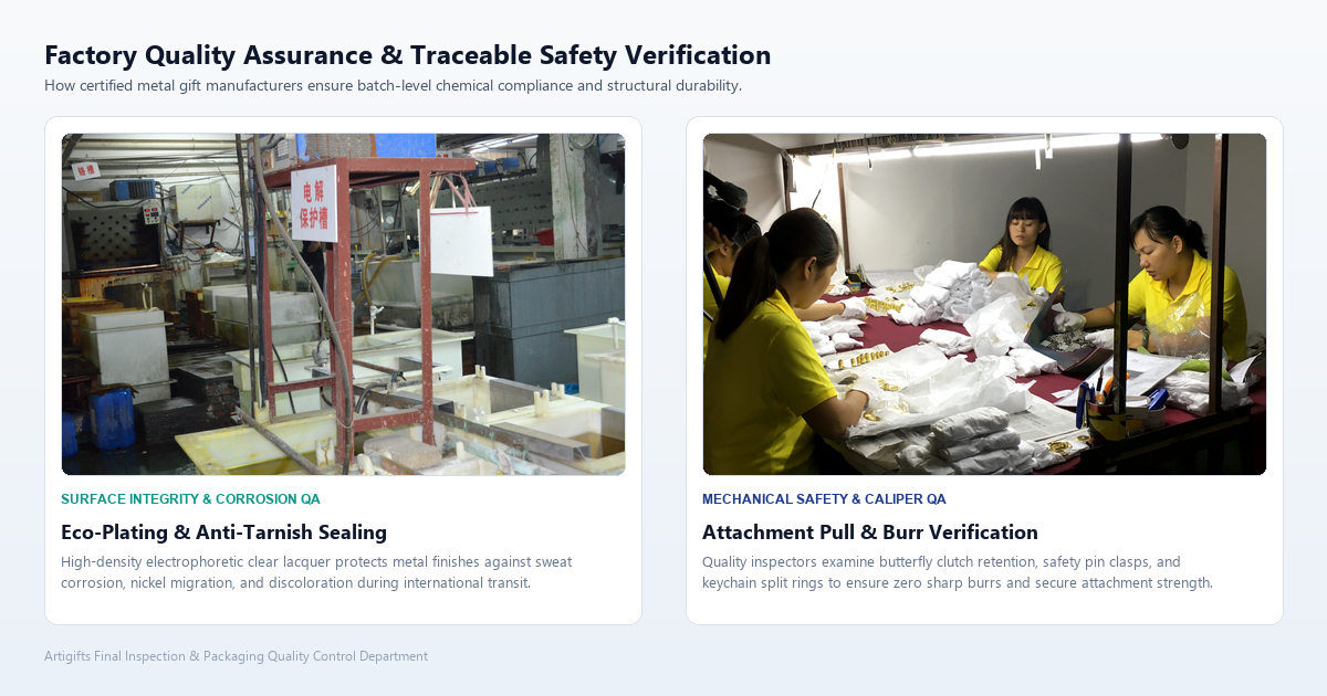 Factory Quality Assurance and Traceable Safety Verification