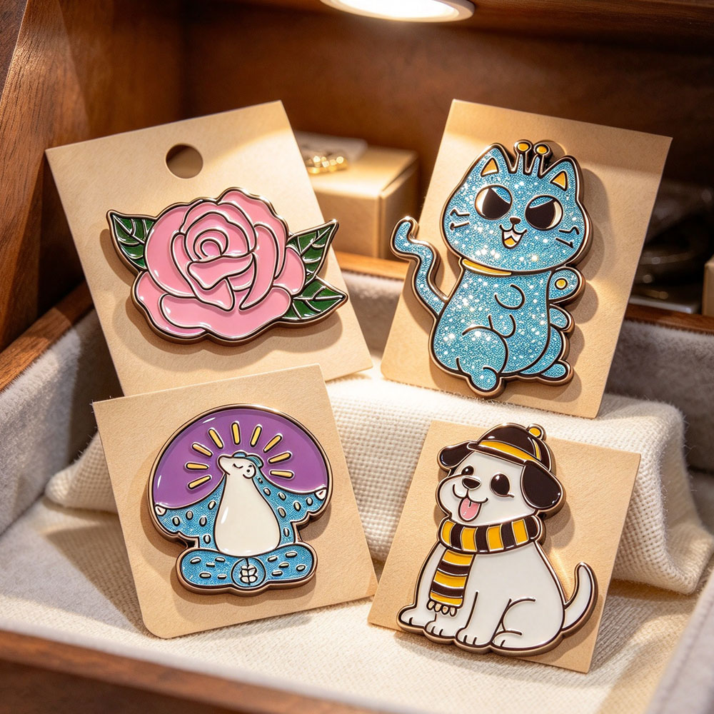 Backing Card Funny Cute Design Hard Soft Enameled Metal Wholesale Lapel Pins Badges Anime Custom Cartoon Enamel Pins