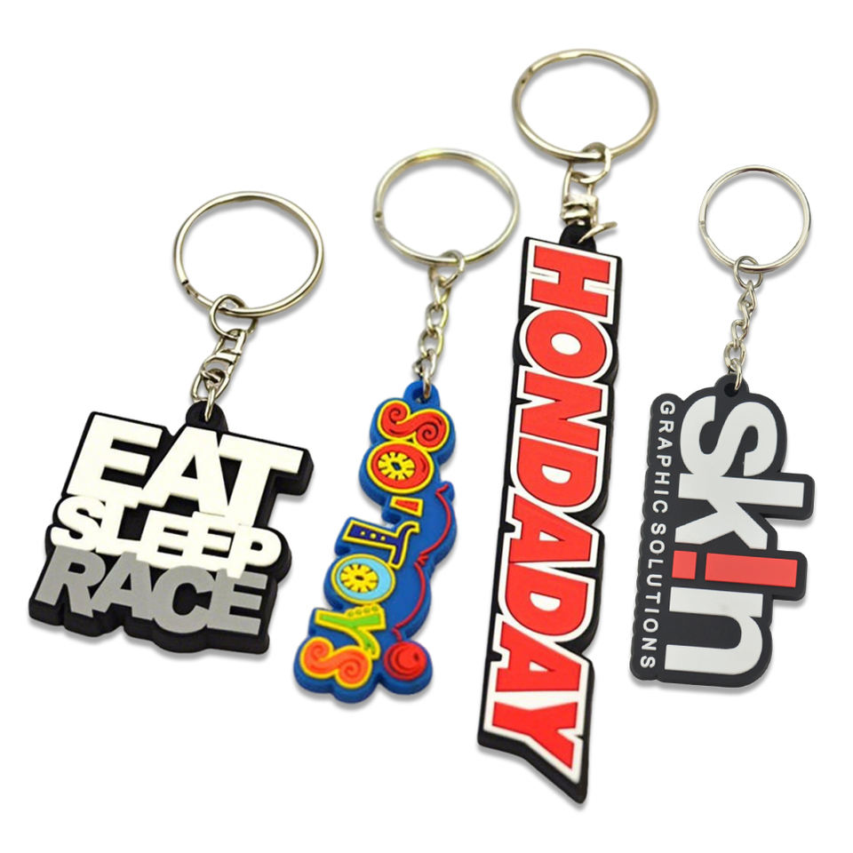Custom 2D/3D Soft PVC Keychains with Logo