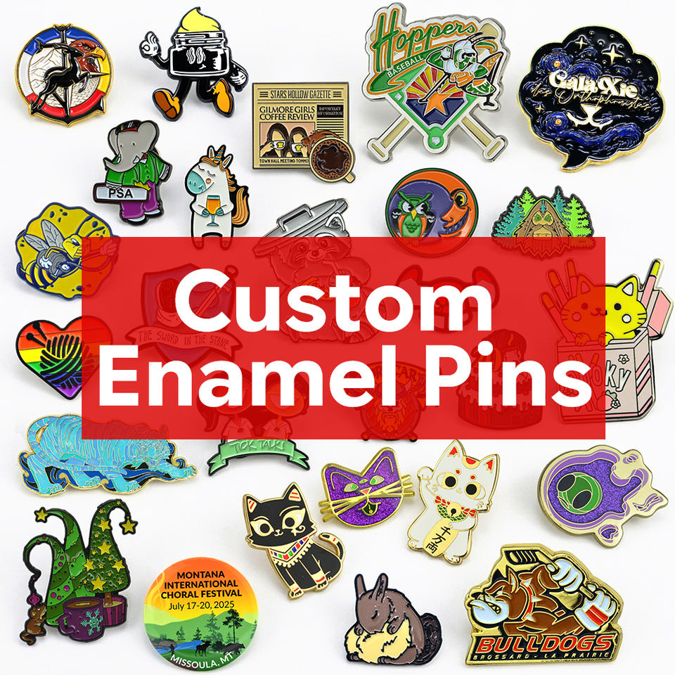 OEM Wholesale Gold Plated Custom Enamel Pin Badges