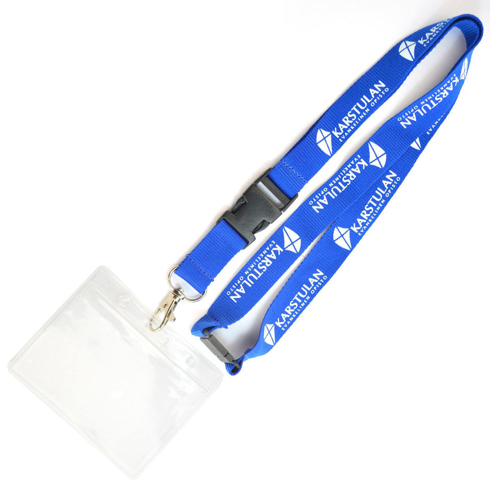 Wholesale Cheap Custom Polyester Printing Lanyard with ID Card Badge Holder