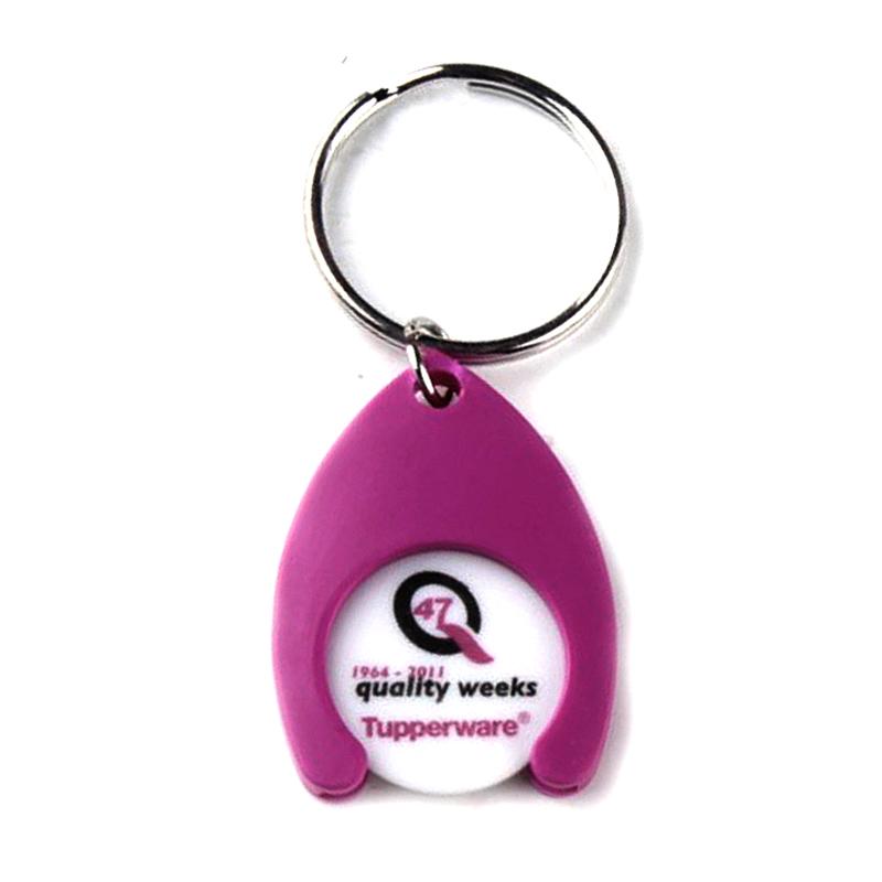 Artigifts Keychains Factory Promotional Items Trolley Coin Keyrings