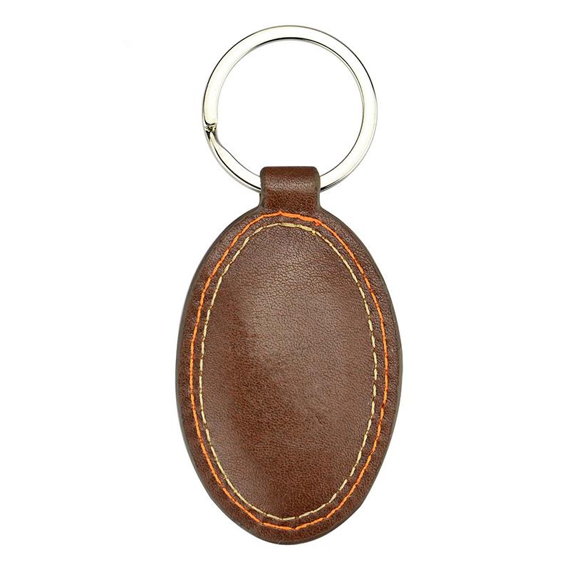 Customized Design Your Own Pu Leather Personalized Keyring