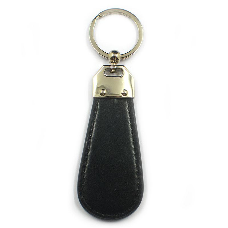 Factory Custom Leather Key Holder Retro Blank Luxury Pu Leather Keychain
