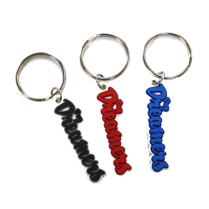 Keychain Gift Personalised Soft Pvc Key Chains Custom Key Ring