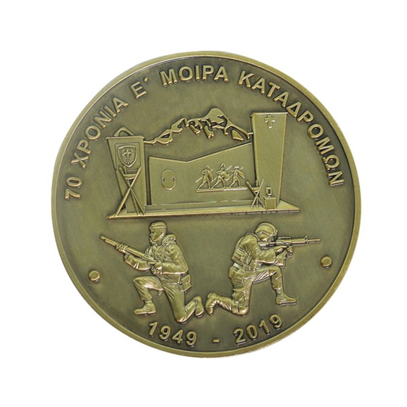 Us Army Military Coins Metal Bronze 2D Souvenir Challenge Coin