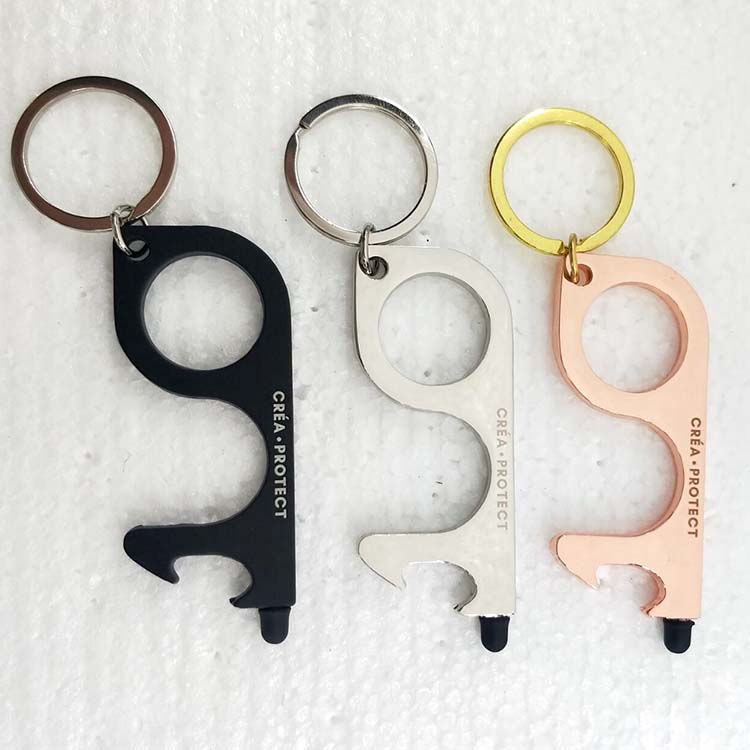 Key Chain Keyring Touch Screen Contactless Door Opener Keychain