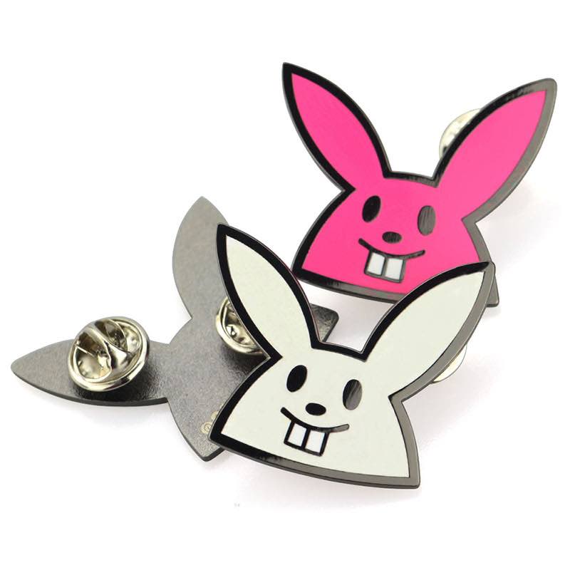 Fashion Unique Bunny Enamel Pin Assorted For Backpacks